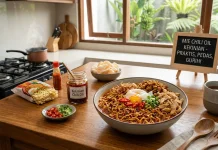 Mie Chili Oil Kekinian Pedas Gurih yang Praktis