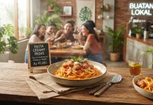 Pasta Creamy Pedas Menjadi Menu Jualan Favorit Anak Muda