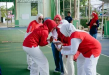 PKK dan Organisasi Perempuan se- Kabupaten Pasuruan Adu Ketangkasan