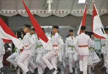 Bupati Rusdi Kukuhkan 77 Anggota Paskibraka Kabupaten Pasuruan Tahun 2026