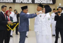 Sebanyak 72 Anggota Paskibraka Kota Batu Resmi Dikukuhkan