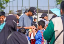Achmad Maulana dan Dewangga Saksikan Final Festival Akademi Arema FC