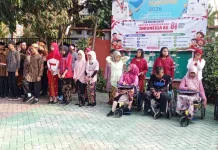 Semangat HUT RI ke-81, Murid SLB Negeri Kota Batu Ikuti Upacara