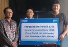 BRI Region 13 Malang Salurkan Mac Mini untuk Dukung Produksi KUBE Circus Digital