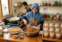 Makaroni Pedas Daun Jeruk Bisa Jadi Produk UMKM Menarik