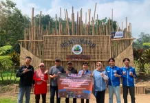 Politeknik Negeri Malang Bangun Spot Foto Ramah Lingkungan Berbahan Bambu