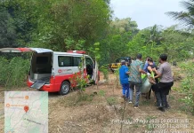 Diduga Mengantuk, Mobil Pikap Terjun ke Arah Sungai di Selopuro