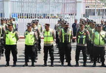 852 Personel Gabungan Amankan Uji Coba RANS Nusantara FC Vs Arema FC