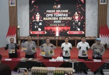 Polres Blitar Ungkap 10 Kasus Narkoba, 13 Tesangka Diamankan