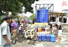 Pemkab Pasuruan Bangun Puluhan Tandon Permanen di 15 Desa Kekeringan