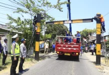 Demi Keamanan, Ruas Jalan Tamansari-Banjarsawah Diportal