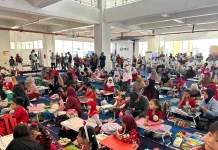 Lomba Mewarnai Tugu Tirta di MCC Dibanjiri Peserta