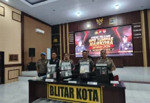 Blitar Jadi Sasaran Peredaran Narkoba, 13 Pengedar Ditangkap
