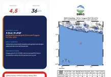 Gempa M4,5 Guncang Pacitan Dini Hari, Getaran Terasa hingga Malang