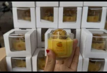 Manfaatkan Limbah Jeruk, KKN MAs 74 Hadirkan Lilin Aromaterapi