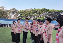 1.800 Pramuka Garuda Kota Malang Dikukuhkan, Diminta Jadi Teladan