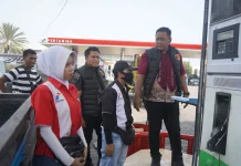 Pastikan Ketersediaan BBM, Satreskrim Polres Probolinggo Sidak Sejumlah SPBU