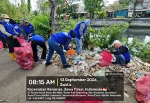 Tiga Jam Corve Kali Tebu, Satgas Kali Tebu Lestari Angkat 1,16 Ton Sampah