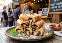 Toast Gulung Cokelat Keju Manis Gurih untuk Ide Jualan