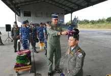 Tradisi Terbang Solo Super Tucano, Dua Penerbang Muda TNI AU Lulus Tahapan Penting