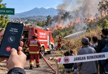 Kebakaran Lahan Cepat Meluas, Damkarmat Minta Warga Lapor dan Buka Akses ke Lokasi