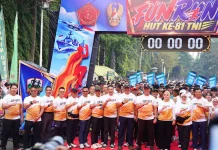 Wali Kota Batu Nurochman Apresiasi Fun Run HUT ke-81 TNI