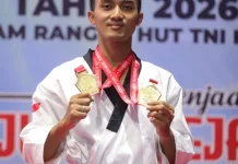 Bripda Firman Raih Dua Emas di Kejurnas Taekwondo Piala Panglima TNI 2026