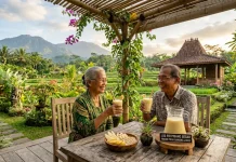 Jus Pir Pisang Lembut Jadi Minuman Segar untuk Lansia