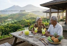 Jus Nanas Timun Segar Jadi Minuman Ringan untuk Lansia