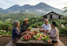 Jus Jambu Merah Segar Jadi Minuman Buah Pilihan Lansia