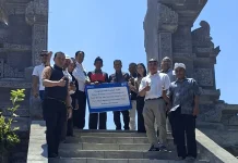 Pura Dhali Agrahita Pujon Terima CSR Pembangunan dan Renovasi Tempat Ibadah