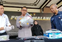 Polres Malang Gagalkan Peredaran Sabu 1,15 Kilogram dari Jakarta, Nilai Miliaran