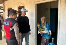 Samapta Polres Malang Patroli Presisi, Ajak Warga Jaga Lingkungan