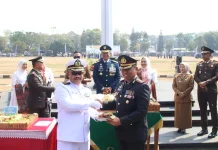 HUT ke-81 TNI, Polresta Malang Kota Tebar 7 Tumpeng Surpise