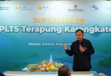 PLTS Terapung Karangkates Resmi Dimulai