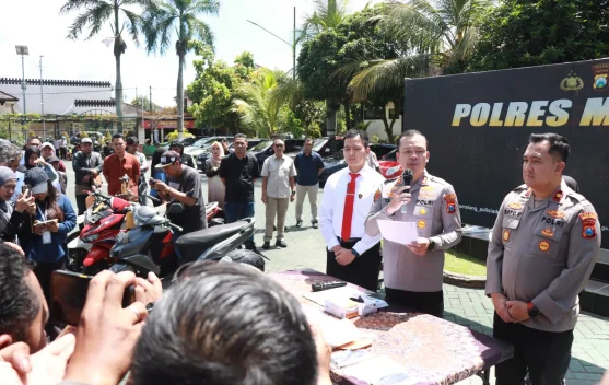 Polres Malang  Berhasil Ungkap 26 Kasus Curanmor