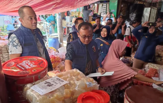 Satgas Pangan Polres Malang Cek Stok Sembako di Pasar Kepanjen