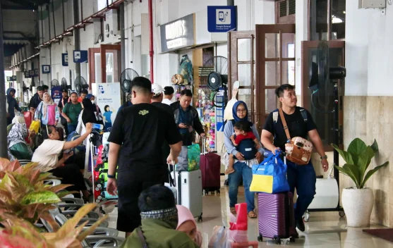 Lonjakan Penumpang Lebaran, Daop 7 Madiun Pecahkan Rekor