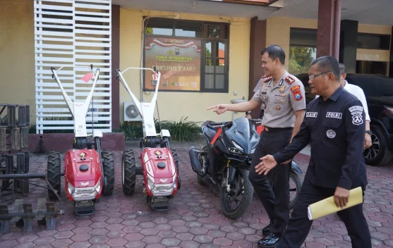 Dua Pelaku Pencurian Traktor di Gudang DKP3 Kota Probolinggo Ditangkap