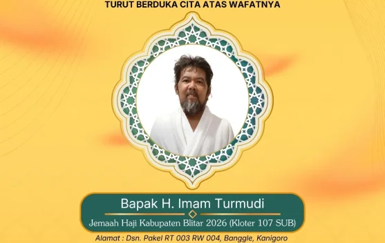 Jumlah Jemaah Haji Blitar Meninggal Bertambah Jadi Empat