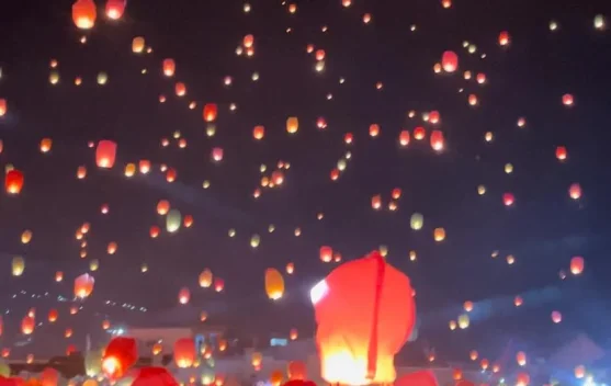 Dworowati Lantern Festival Meriahkan HUT Ke-184 Desa Ngabab Pujon Malang