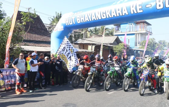 Ribuan Rider Meriahkan Bhayangkara Adventure Trail Blitar
