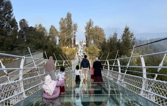 Jembatan Kaca Seruni Point Ikut Ditutup Dampak Karhutla Bromo