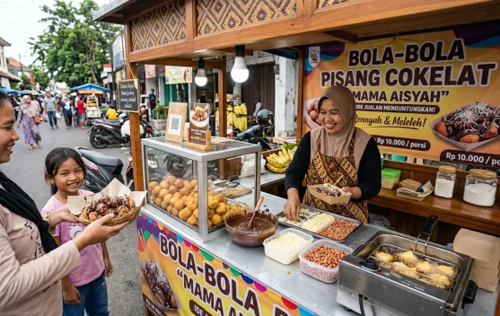 Bola-Bola Pisang Cokelat Jadi Ide Jualan Menguntungkan
