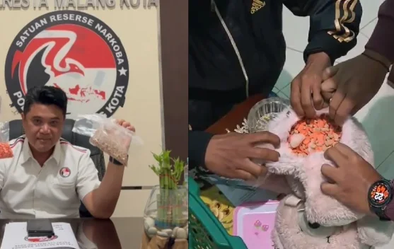 Polresta Malang Kota Ungkap 1.461 Ekstasi dan 111 Ribu Pil LL