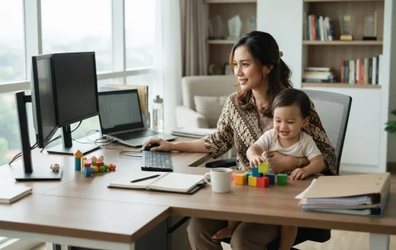 Ibu Bekerja, Anak Tetap Butuh Kehadiran