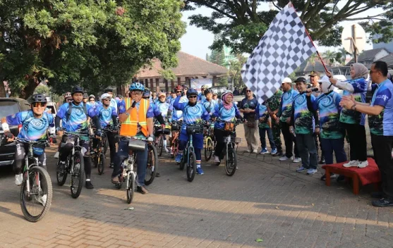 Genjot Sport Tourism, 200 Peserta Susuri Singosari Malang dalam Eco Fun Bike 2026