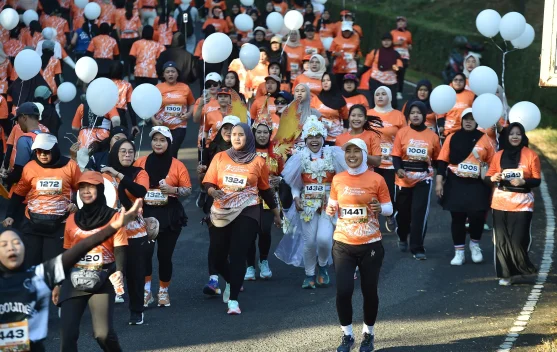 Pertama Kali, 1400 Perempuan Ikuti Pasuruan Woman's Run 2026