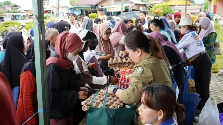 Diperindag Gandeng GOW Malinau Gelar Pasar Murah