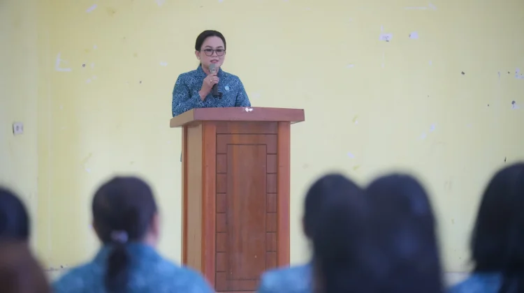 Datang ke Desa Sesua, TP PKK Malinau Ajak Warga Bergerak Lawan Stunting
